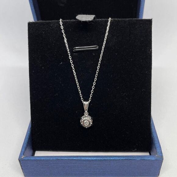 Moissanite Diamond Necklace 2 Carat Pendant Fine Jewelry 925 18k Gold - Picture 11 of 11